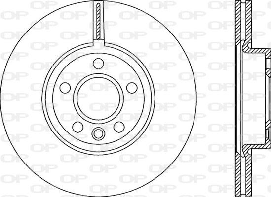 Open Parts BDA2302.20 - Bremžu diski autospares.lv