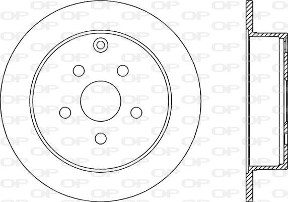 Open Parts BDA2314.10 - Bremžu diski autospares.lv