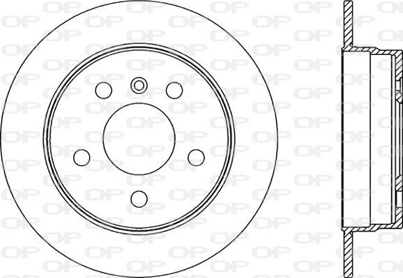 Open Parts BDR2311.10 - Bremžu diski autospares.lv