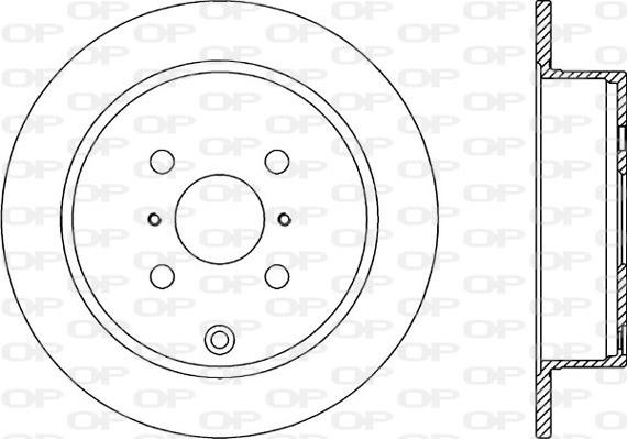 Open Parts BDA2312.10 - Bremžu diski www.autospares.lv