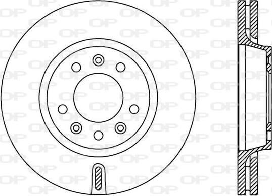 Open Parts BDA2381.20 - Bremžu diski www.autospares.lv