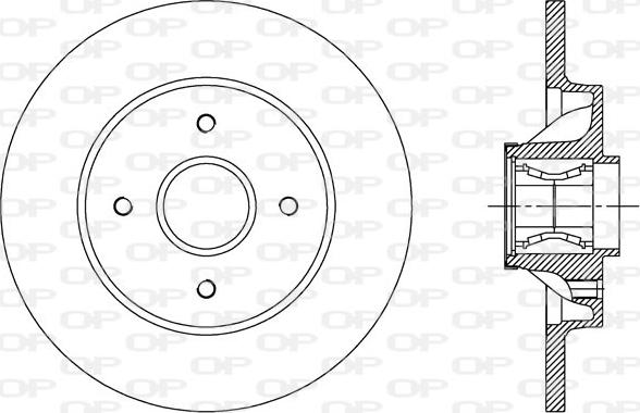 Open Parts BDA2387.30 - Bremžu diski www.autospares.lv