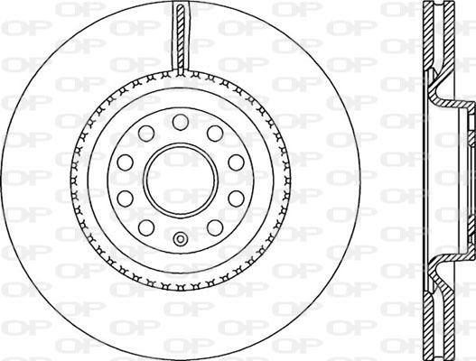 Open Parts BDA2337.20 - Bremžu diski autospares.lv