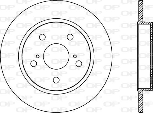 Open Parts BDA2378.10 - Bremžu diski www.autospares.lv