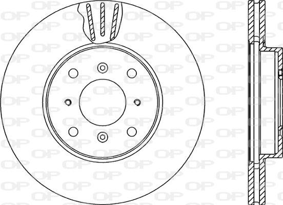 Open Parts BDA2265.20 - Bremžu diski autospares.lv