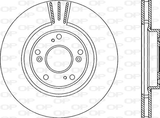 Open Parts BDA2209.20 - Bremžu diski www.autospares.lv