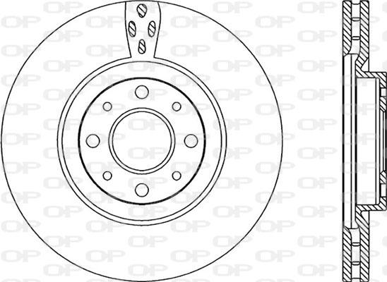 Open Parts BDA2217.20 - Bremžu diski autospares.lv