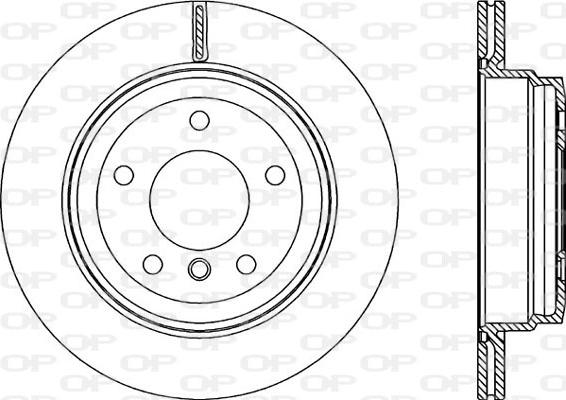 Open Parts BDA2278.20 - Bremžu diski autospares.lv