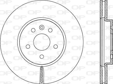 Open Parts BDA2716.20 - Bremžu diski autospares.lv