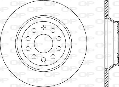 Open Parts BDR2721.10 - Тормозной диск www.autospares.lv