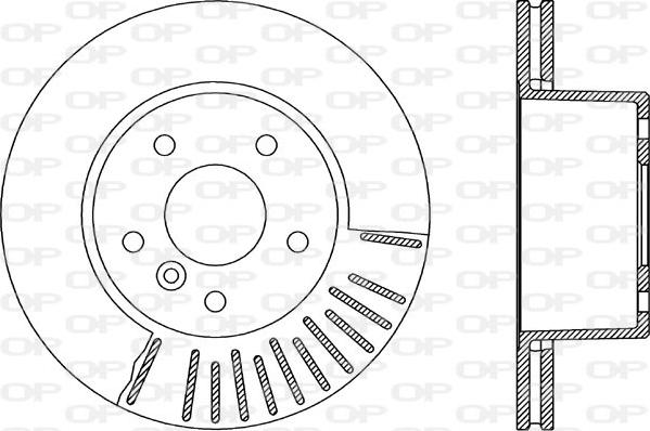 Open Parts BDR1925.20 - Тормозной диск www.autospares.lv