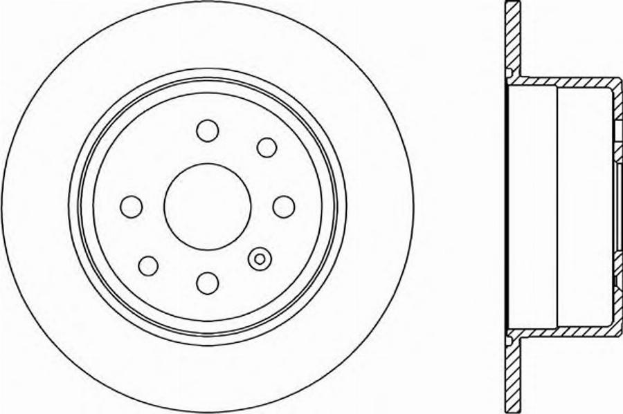 Open Parts BDR1414.10 - Bremžu diski www.autospares.lv