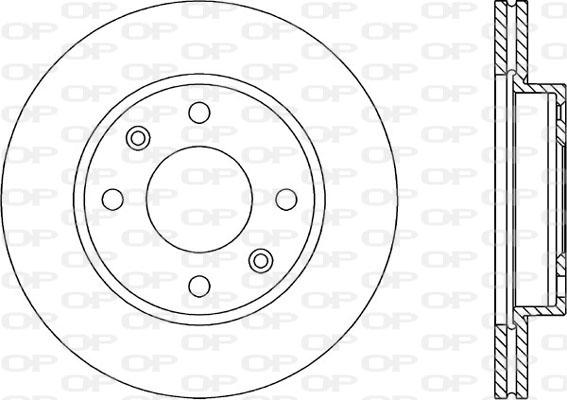 Open Parts BDR1430.20 - Bremžu diski www.autospares.lv