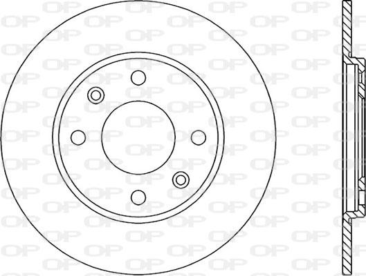 Open Parts BDR1433.10 - Тормозной диск www.autospares.lv