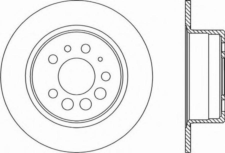 Open Parts BDR1597.10 - Brake Disc www.autospares.lv