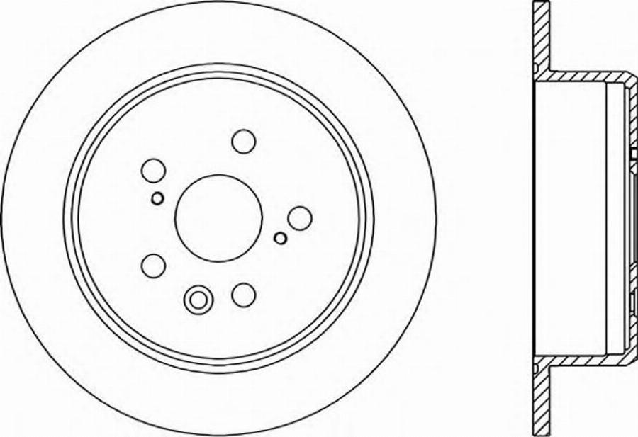 Open Parts BDR1535.10 - Bremžu diski www.autospares.lv