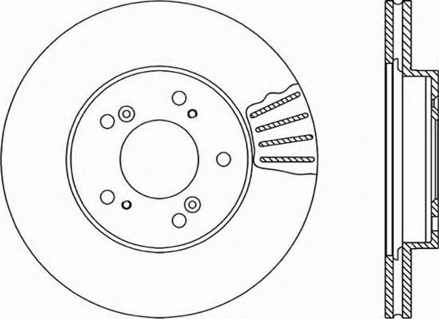 Open Parts BDR1681.20 - Bremžu diski www.autospares.lv