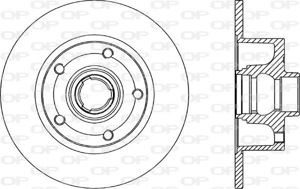 Open Parts BDR1044.10 - Bremžu diski www.autospares.lv