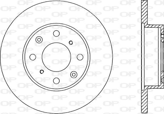 Open Parts BDR1063.10 - Bremžu diski autospares.lv