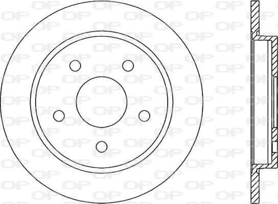 Open Parts BDR1164.10 - Bremžu diski www.autospares.lv