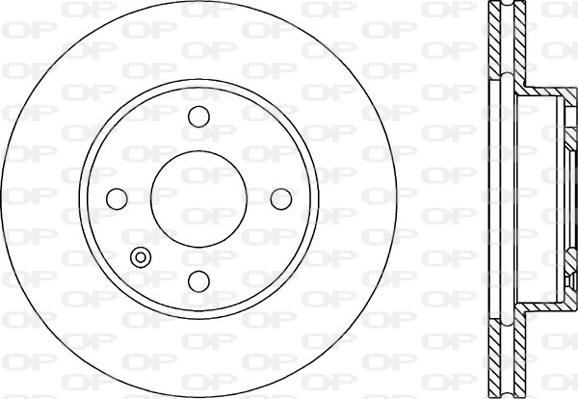 Open Parts BDR1170.20 - Bremžu diski www.autospares.lv