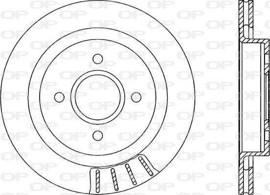 Open Parts BDR1178.20 - Bremžu diski www.autospares.lv