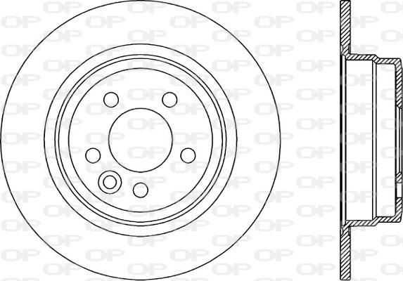 Open Parts BDR1894.10 - Bremžu diski autospares.lv