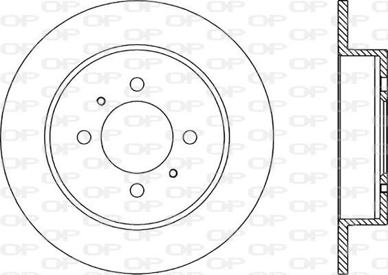 Open Parts BDR1800.10 - Bremžu diski www.autospares.lv