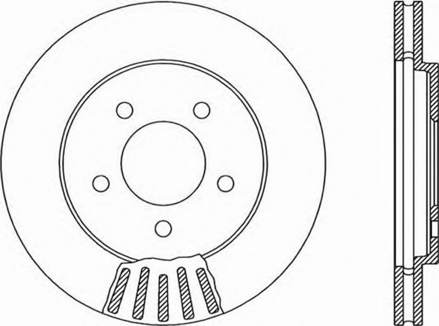 Open Parts BDR1871.20 - Bremžu diski autospares.lv