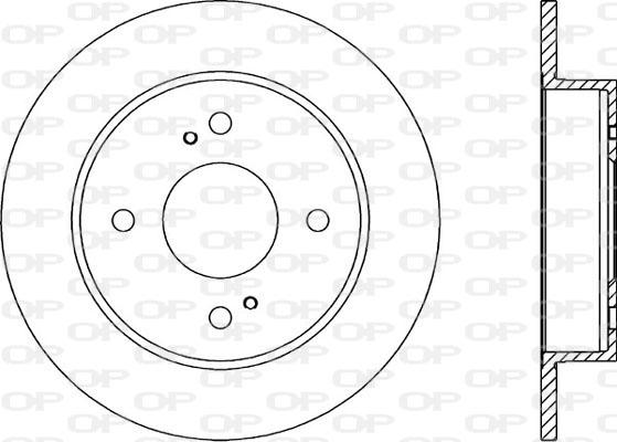 Open Parts BDR1392.10 - Bremžu diski www.autospares.lv