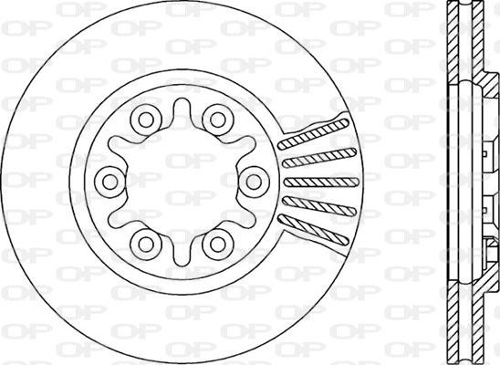 Open Parts BDR1378.20 - Bremžu diski autospares.lv