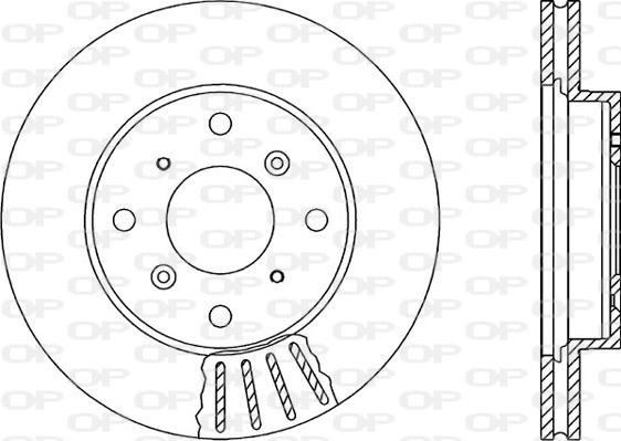 Open Parts BDR1217.20 - Bremžu diski www.autospares.lv