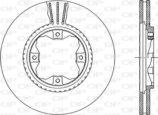 Open Parts BDR1220.20 - Bremžu diski autospares.lv