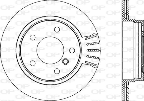 Open Parts BDR1755.20 - Тормозной диск www.autospares.lv