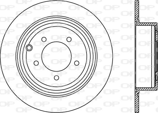 Open Parts BDR2466.10 - Bremžu diski www.autospares.lv