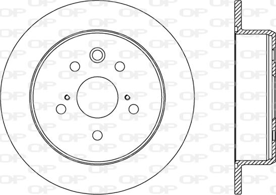 Open Parts BDR2460.10 - Bremžu diski www.autospares.lv