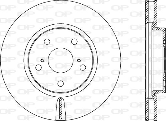 Open Parts BDR2462.20 - Тормозной диск www.autospares.lv