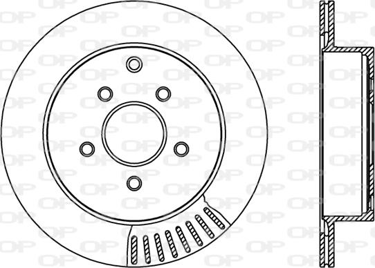 Open Parts BDR2402.20 - Bremžu diski www.autospares.lv