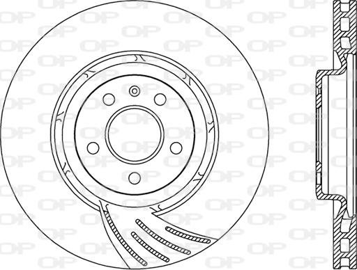 Open Parts BDR2486.20 - Тормозной диск www.autospares.lv