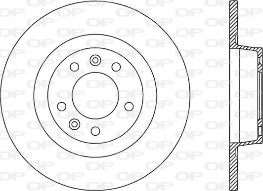 Open Parts BDR2518.10 - Bremžu diski www.autospares.lv