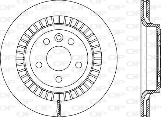 Open Parts BDR2520.20 - Bremžu diski www.autospares.lv