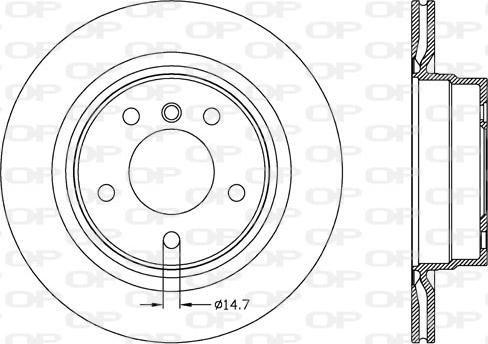 Open Parts BDR2624.20 - Bremžu diski autospares.lv