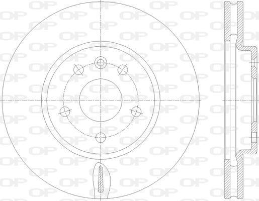 Open Parts BDR2813.20 - Bremžu diski autospares.lv