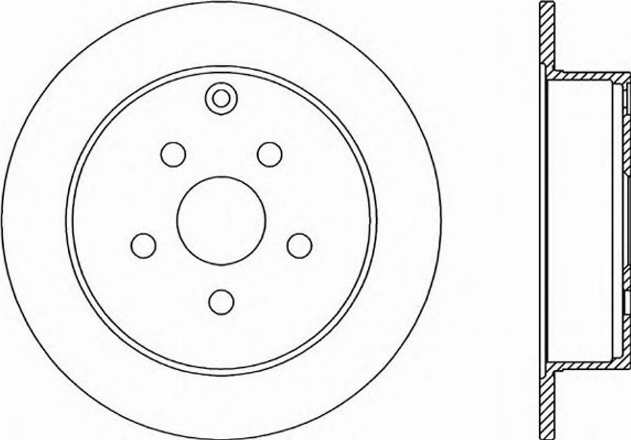 Open Parts BDR2314.10 - Bremžu diski autospares.lv