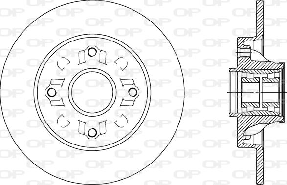 Open Parts BDR2388.30 - Brake Disc www.autospares.lv