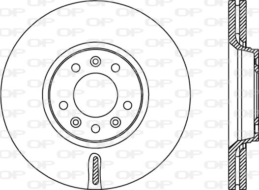 Open Parts BDR2383.20 - Bremžu diski autospares.lv