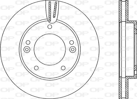 Open Parts BDR2240.20 - Bremžu diski www.autospares.lv