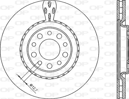 Quinton Hazell HP58341 - Brake Disc www.autospares.lv