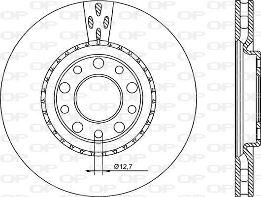 Open Parts BDR2253.20 - Bremžu diski www.autospares.lv