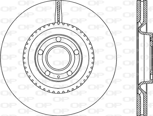 Open Parts BDR2270.20 - Тормозной диск www.autospares.lv